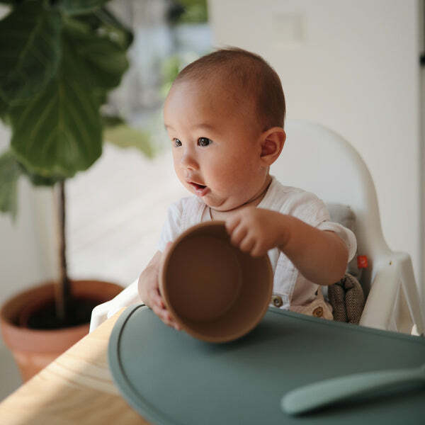 Mushie | Silicone Suction Bowl - The Chic Habitat