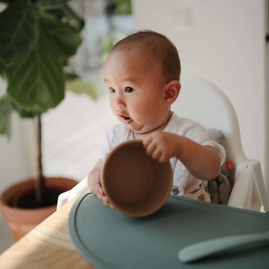 Mushie | Silicone Suction Bowl - The Chic Habitat