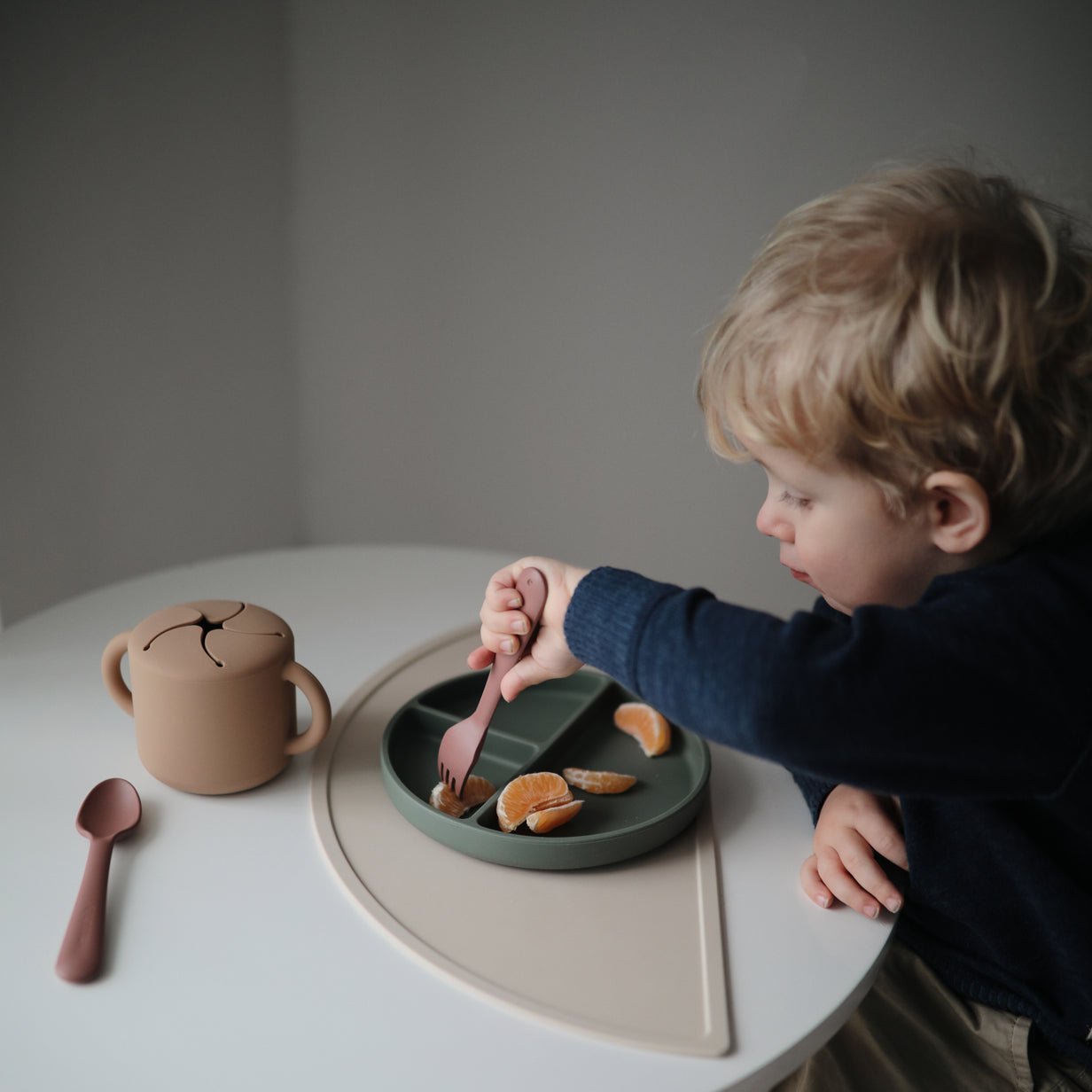 Mushie | Silicone Suction Plate - The Chic Habitat