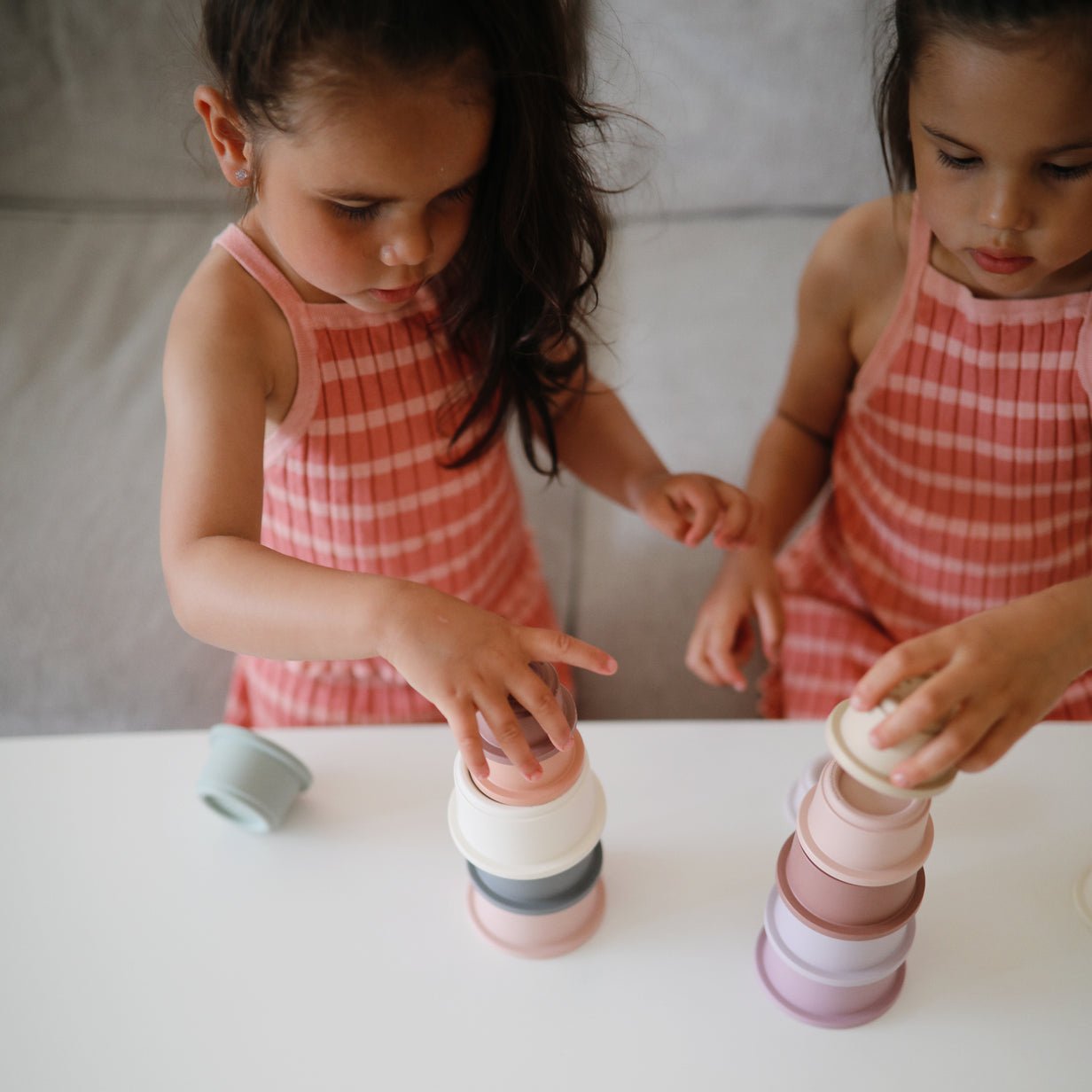 Mushie | Stacking Cups Toy - The Chic Habitat
