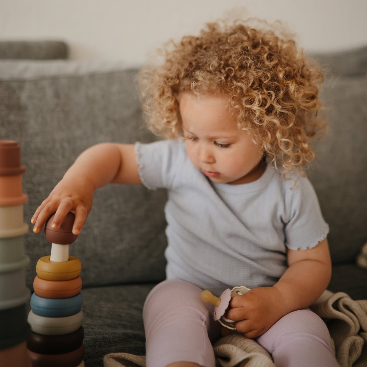 Mushie | Stacking Ring Tower - The Chic Habitat