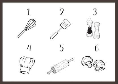Kitchen Icons for Personalized Steak Board - The Chic Habitat