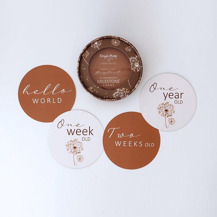 Snuggle Hunny Kids | Reversible Milestone Cards - The Chic Habitat