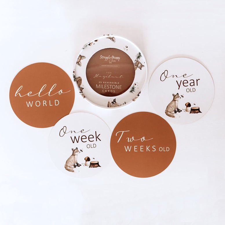 Snuggle Hunny Kids | Reversible Milestone Cards - The Chic Habitat