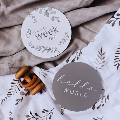 Snuggle Hunny Kids | Reversible Milestone Cards - The Chic Habitat