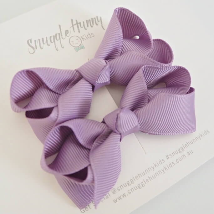 Snuggle Hunny Kids | Small Clip Bows (Set of 2) - The Chic Habitat