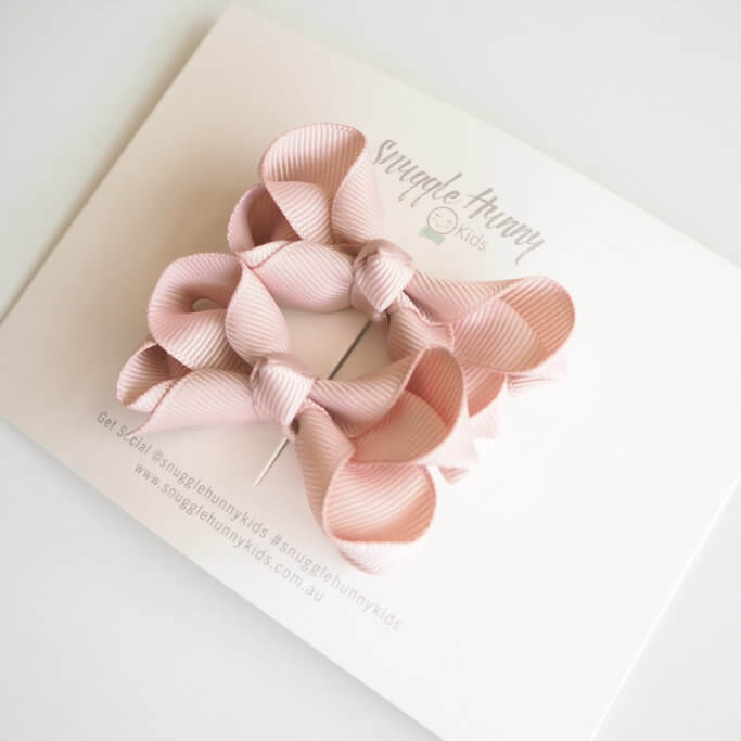 Snuggle Hunny Kids | Small Clip Bows (Set of 2) - The Chic Habitat