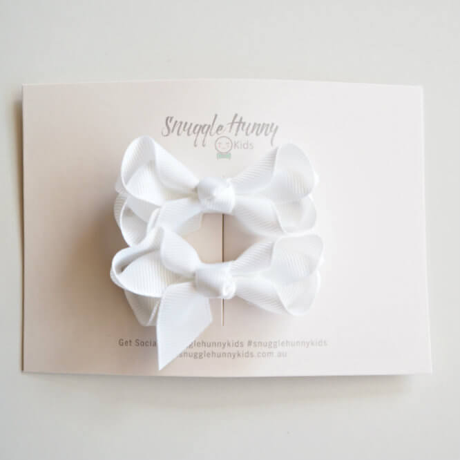 Snuggle Hunny Kids | Small Clip Bows (Set of 2) - The Chic Habitat