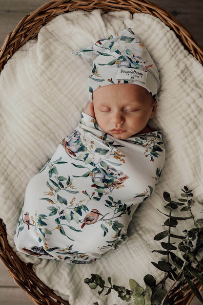 Snuggle Hunny Kids | Swaddle & Beanie Set - The Chic Habitat